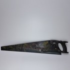 Craftsman Hand Saw Hand Painted Vintage Signed Piece 29    Covered Bridge Scene
