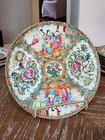 19th Century 1840-1890 Antique Chinese Export Rose Medallion 10  Plate - No Mark
