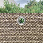 90  Commercial Balcony Fence Windscreen Privacy Screen Shade Cover Garden Walnut