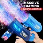 Kids Automatic Bubble Machine Gun Led Bubble Blower Toy