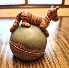 Vtg Rare Disney Classic Pooh Tiger On Ball Paperweight Figurine By Charpente