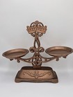Vintage Farmhouse Rustic Copper Tone Cast Iron Balance Scale