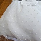 Pottery Barn Kids Monique Lhuillier Tulle Tiny Dot Bedskirt   Queen