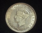 Newfoundland 1941-c Silver 10 Cents Canada Km20 About Uncirculated  b14