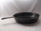 Vintage 1930s Unmarked Lodge 1 Notch Raised 8 Cast Iron Skillet -cleane seasoned