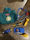 Fisher Price Pretend Play Doctor Medical Kit Set  Nurse Patient Toy Vintage 90s