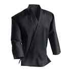 Martial Sports Lightweight Karate taekwondo Gi - Black - Free Belt Free Shipping