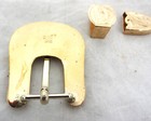 Laredo El Paso Brass 3 Piece Buckle Set Hansen Western Horse Headstall Tack New