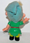 Vintage Vinyl Gnome Elf Pixie Christmas Ornament Made In Japan Troll Doll Figure