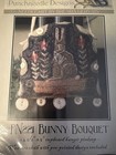 Brenda Gervais Punchneedle Kit Pn221 Bunny Bouquet Primitive Pinkeep