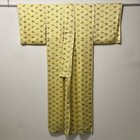 Kimono Washable Polyester Komon 154 5cm Used Traditional Clothing