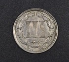 1865 Three-cent Piece  nickel   au  