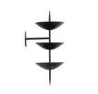 Mid Century Modern 3-light Wall Sconce Raw Brass Vintage Style Fixture