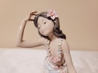 Mint Lladro  1478 Aloha Hawaiian Polynesian Flower Girl Signed Vintage 9-22-1987