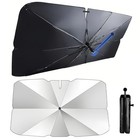 Umbrella Sunshade For Electric Vehicle  59x37 Inches  With 59x37 Inches Silver