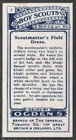 Ogden s  Boy Scouts  1911  1st Series  Blue Backs  No 07  Scoutmaster s Field   