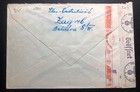 1942 Zagreb Croatia Germany Censored Airmail Cover To Freiberg