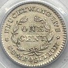 1837 1c Pcgs Au58 Feuchtwanger Cent 279890