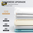 Heavy Duty Shower Curtain Liner 12 Gauge  72 X 72 Inches Clear Shower Curtain