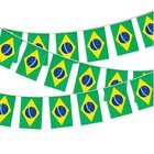 Massive 10m Brazil 20 Xl Flags Party Bunting Bandeira Do Brasil 