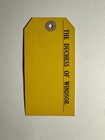 Duchess Of Windsor Bespoke Letter Press Luggage Tag  possibly Smythson London  