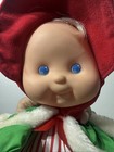Vtg 1992 Fisher Price Puffalump Kids Christmas Girl 4089 Plush Doll Vinyl Face