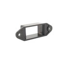 1  X 2  Aluminum Fence Stationary Wall Mount Rail Brackets  pack Of 4 