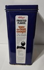 Vintage 1984 Kellogg s Frosted Flakes Tin Cereal Box