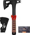 12  Camping Axe   Survival Hatchet With Sheath  Compact Multitool  Non-slip Hand