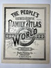 Unique 1887 Islands Of The Atlantic Ocean Map Fm 1887 People s Atlas See Descrip