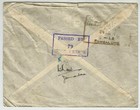 Lebanon Gb Scarce 1941  F p o No  42 Censored Cover With King Gvi India Stamps 
