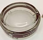 Vintage Las Vegas Nevada Caesars Palace Hotel   Casino Ashtray Clear Glass 1970s