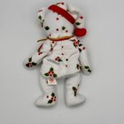 Ty Beanie Baby   1998 Holiday Teddy    8 5 Inches   Excellent Condition   Used