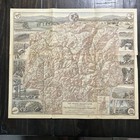 White Mountains New Hampshire Map     National Geographic     July 1937     Pre   wwii