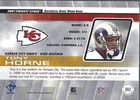2001 Private Stock Game Worn Gear  80 Tony Horne Jersey - Fb