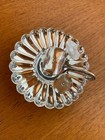 Antique Chinese Export Silver Ashtray trinket Dish By Woshing Shanghai