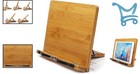 Bamboo Book Stand Adjustable Portable Reading Desk Holder For Textbooks