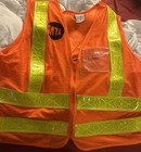 Mta Nyc Transit Reflective Vest Orange Yellow Kishigo Regular Universal Size Euc