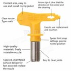 Airless Spray Gun Tips Nozzle For Titan Wagner Paint Sprayer Tool 109 - 635 New