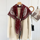 70  Cashmere 30  Silk Wrap Scarf Constellation Map Print Double Face Shawl 53 