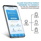 Livefine Smart Wifi 28 Day Automatic Pill Dispenser W lock   Alarm  Frosted Lid