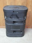 Storage Trunk Black Rolling Travel Shipping Container
