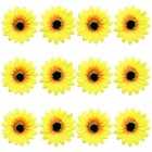 12 Pieces Sunflower Hair Clips Alligator Pins Accessories 3 9 Inches For Wedd   