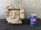      Rare Ancient Pre-columbian Aztec Maize Goddess Stone Head Artifact Statue