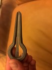 Grey Wolf In G Jaw Harp  Letyagin  Leather Case  Rare  Phosphated 