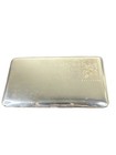 Vintage Art Deco Sterling Silver Cigarette Case Mexico Stamp Engraved 182 Grams