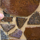 Assorted Dino Gem Bone Agate   Cabochon Slabs  Preforms  Slices  7 Pcs  Flat 49