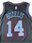Matas Buzelis Signed Autographed Chicago Bulls City Edition Jersey Psa Dna Coa