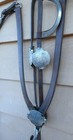 Vintage Large Silver Buckle Bit Clip Headstall Matching Brest Collar