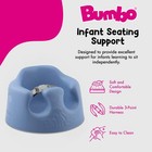 Bumbo Infant Floor Seat Baby Sit Up Chair With Adjustable Harness  Powder Blue